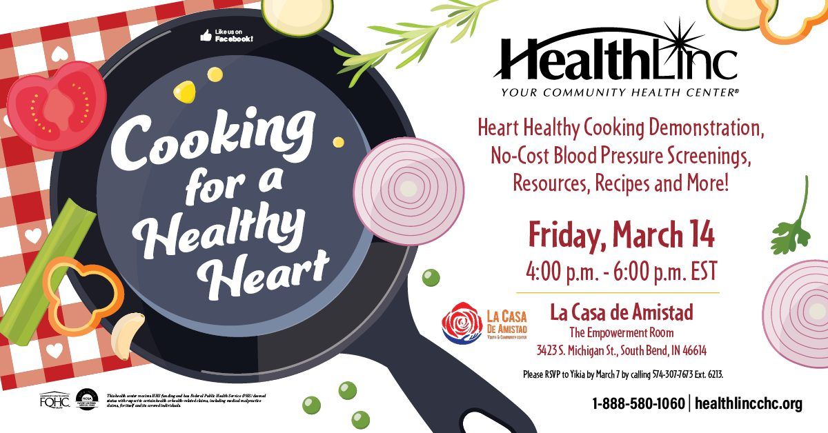 Heart-Healthy Cooking Class - St. Joseph County