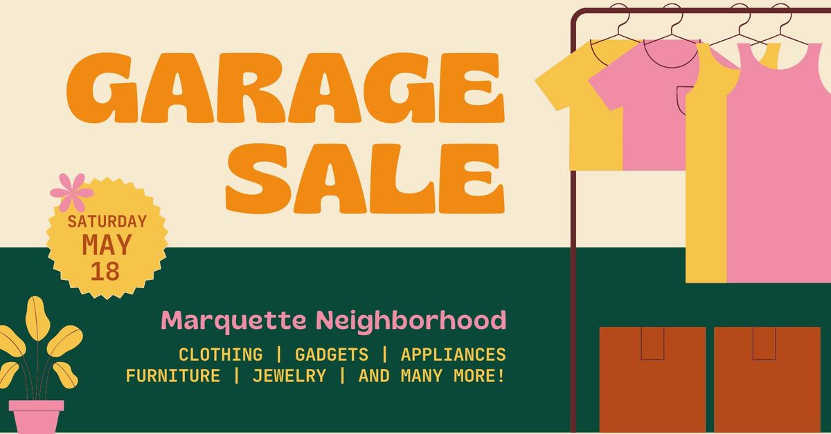 Marquette Neighborhood Garage Sale 
