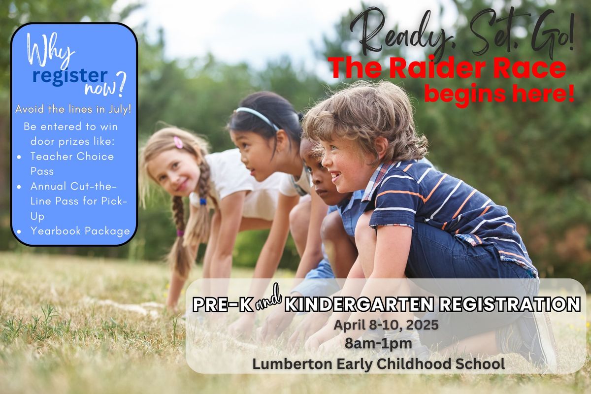 Pre-K and Kindergarten Registration 