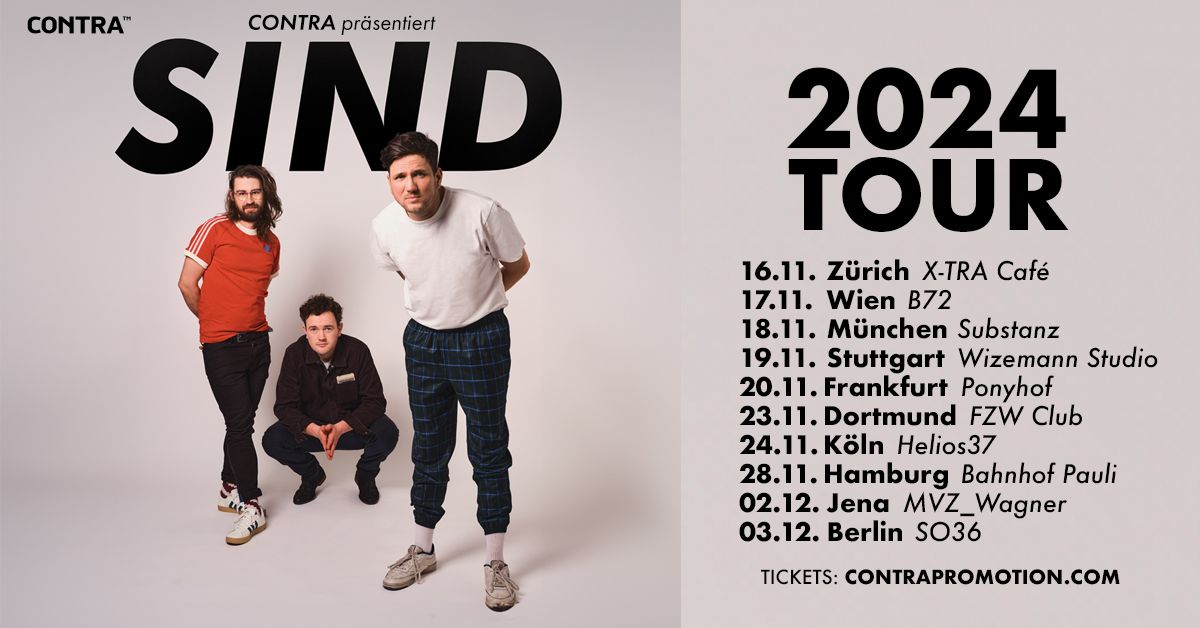 Konzert: SIND - Tour 2024