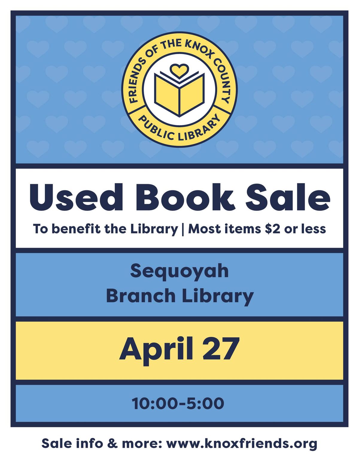 Sequoyah Branch Used Book Sale