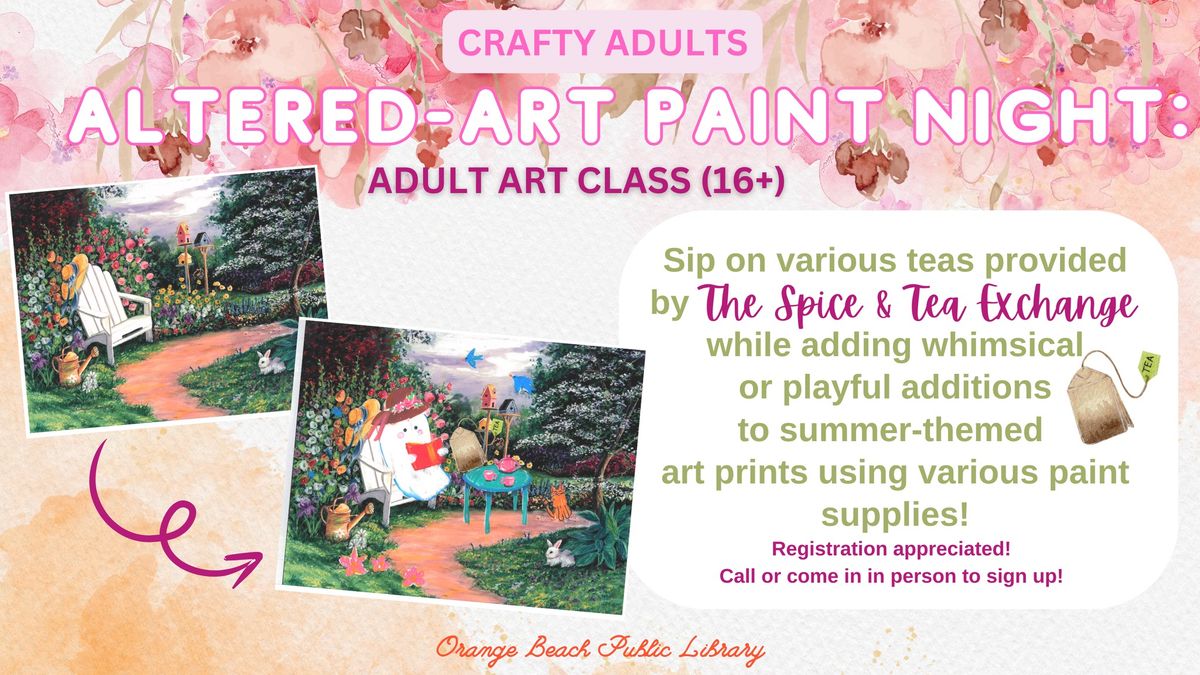 Crafty Adults: Altered-Art Paint Night 