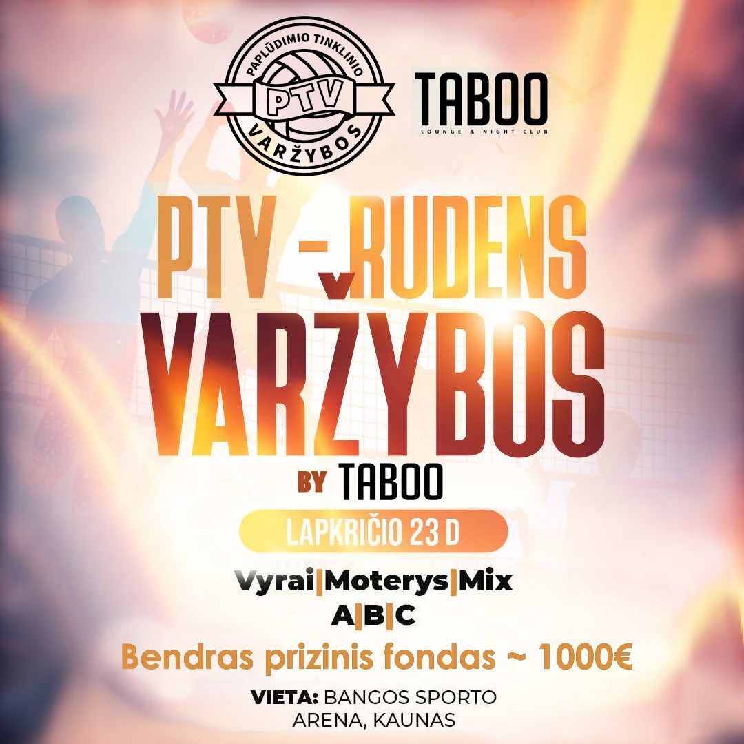 PTV rudens var\u017eybos BY TABOO