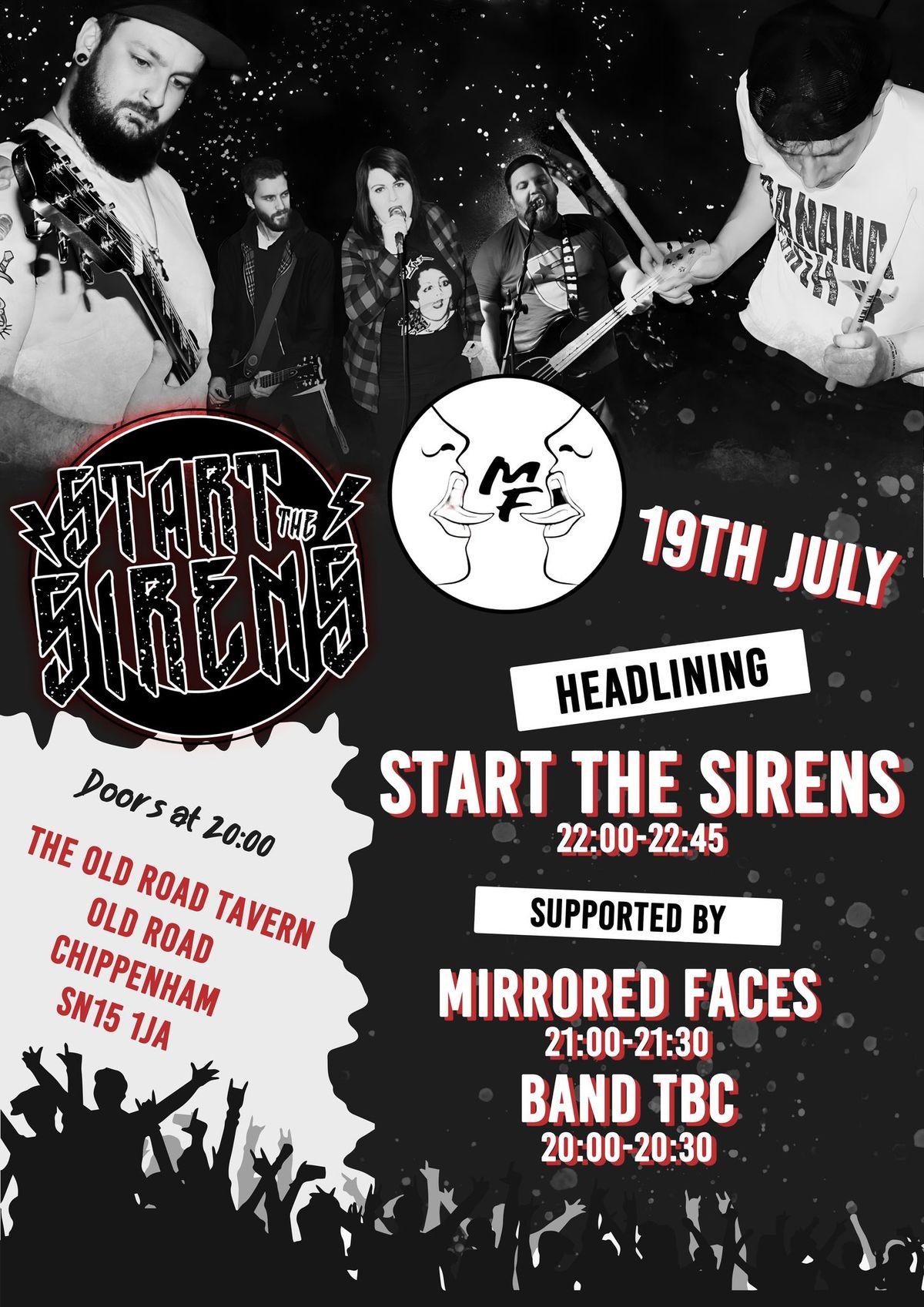 START THE SIRENS + SUPPORT @ THE OLD ROAD TAVERN