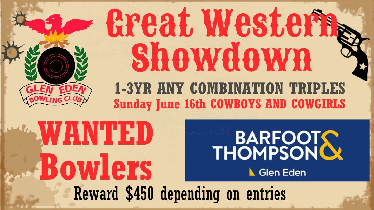 The Great Western Showdown 1-3YR Any Combination Triples