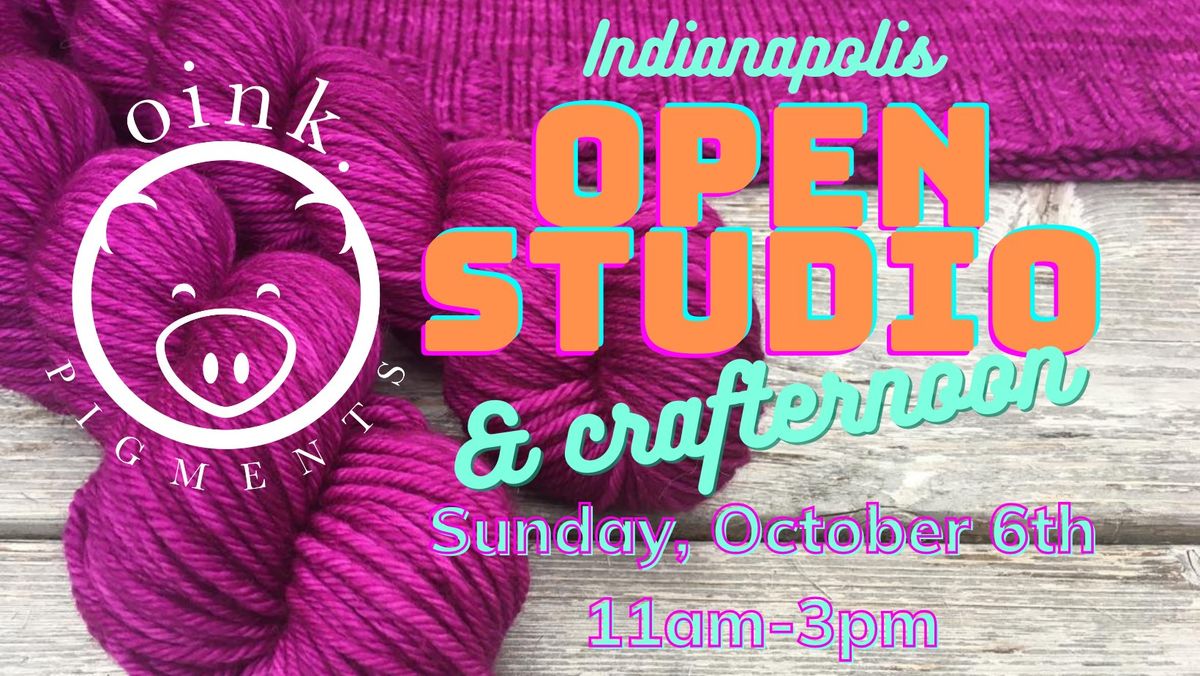 Oink Pigments Indy Open Studio & Mini Fiber Festival