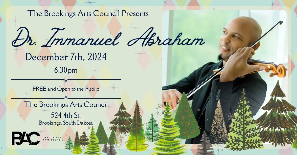 Dr. Immanuel Abraham | Solo Violinist Performance at The Festival of Trees