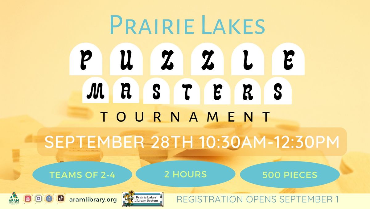 Prairie Lakes Puzzle Masters Tournament