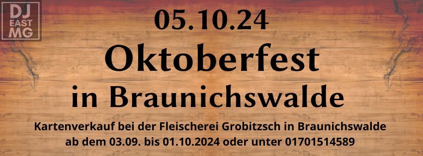 4.Oktoberfest in Braunichswalde