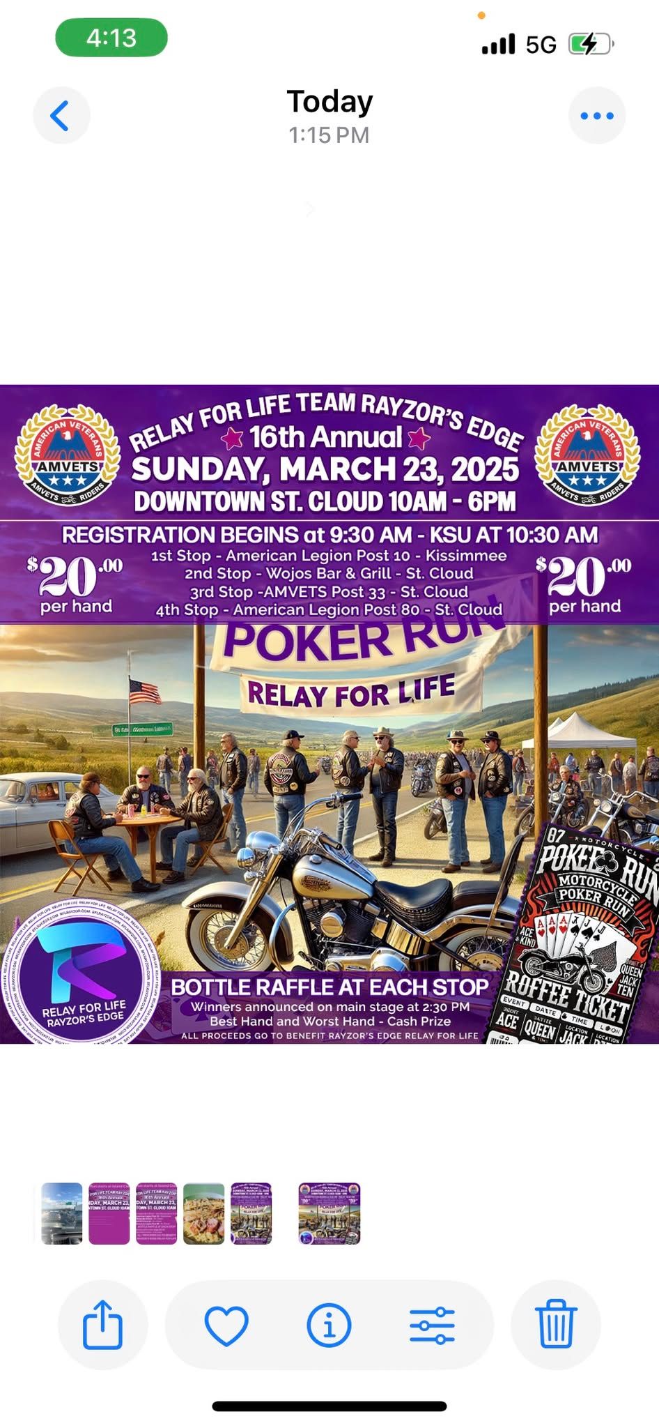 Relay for Life Poker Run