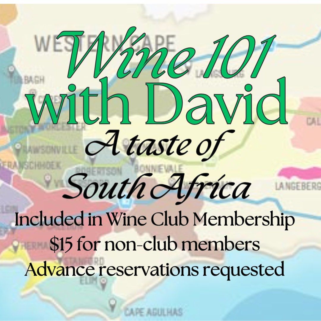 Taste of South Africa with David