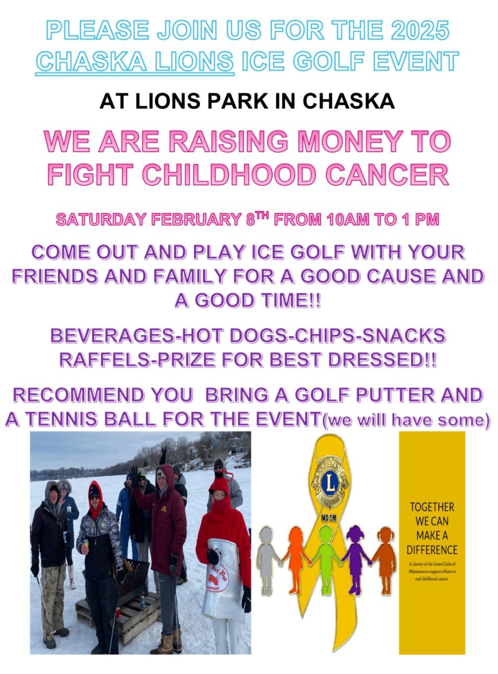 Chaska Lions Ice Golf