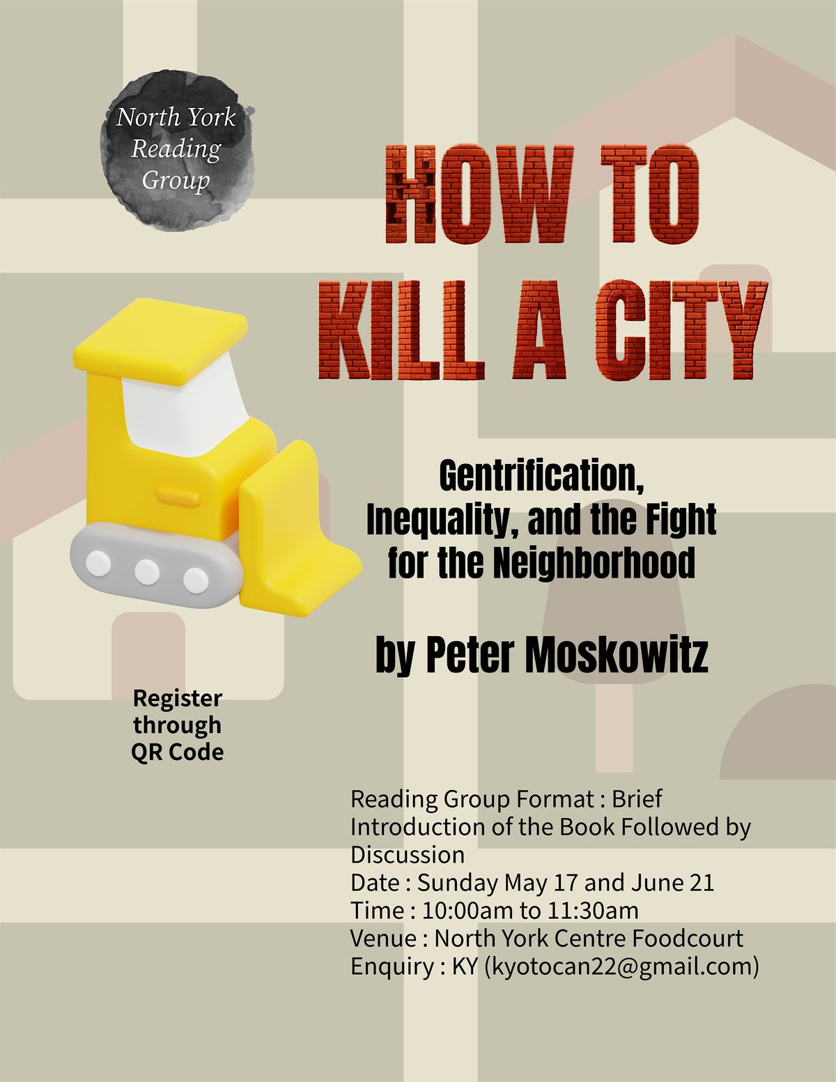 How to K*ll a City (North York Reading Group)