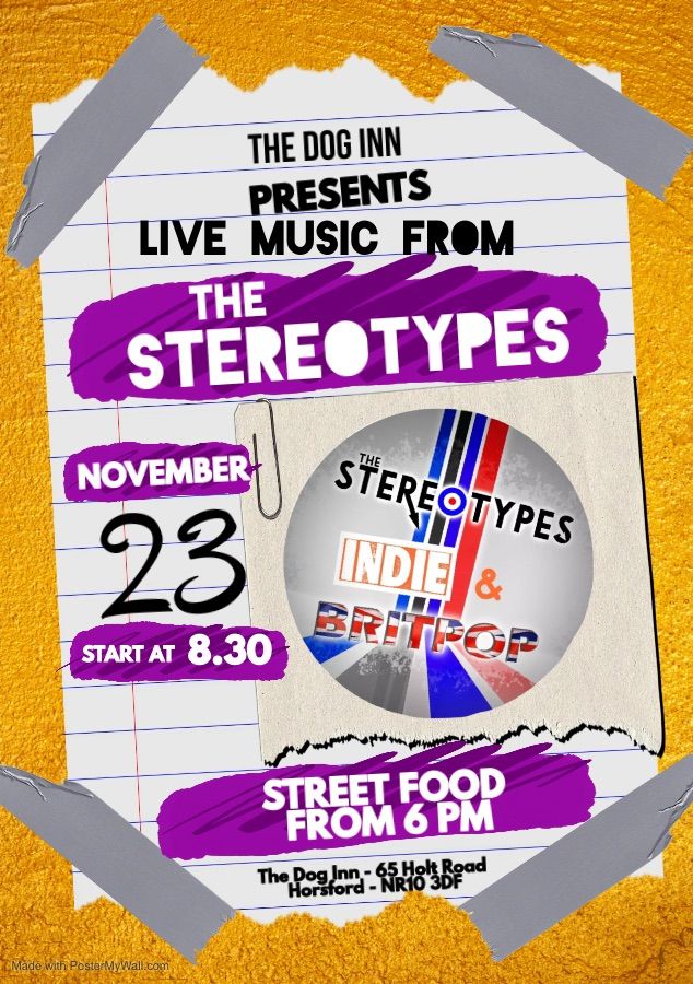 LIVE music from The Stereotypes 