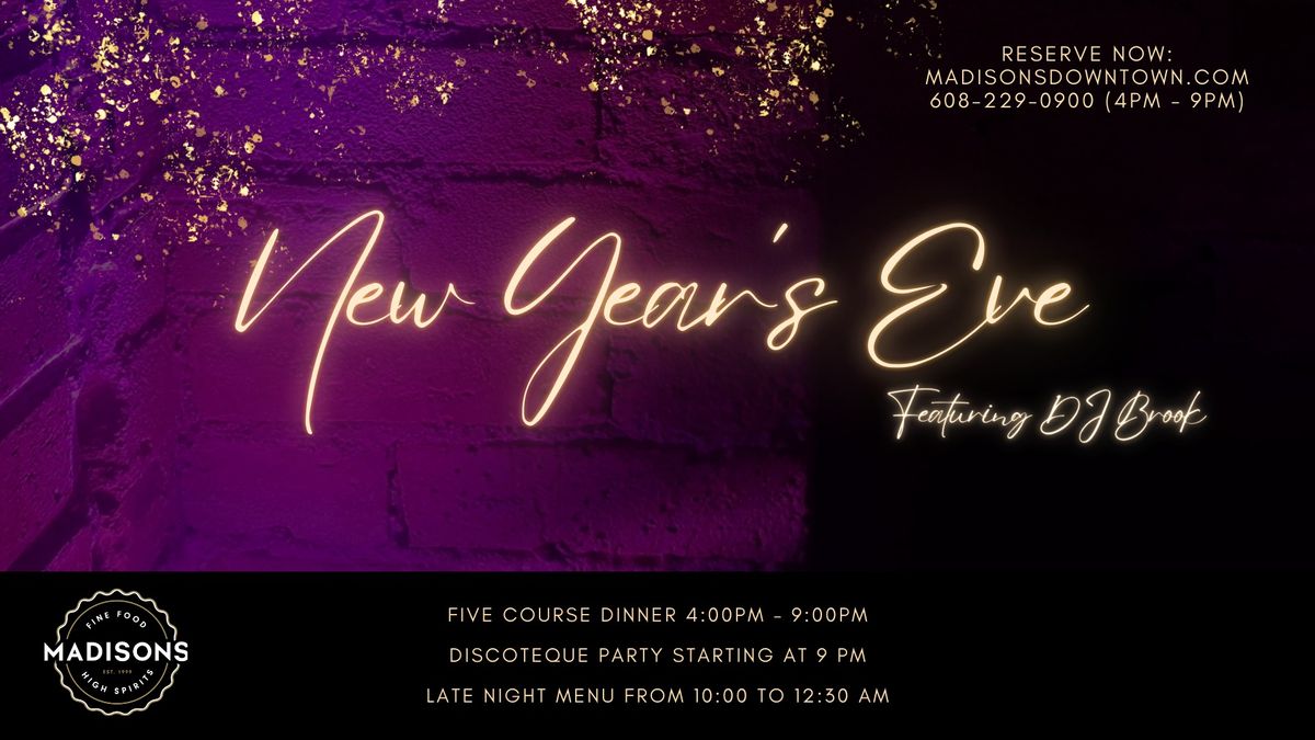 New Year's Eve Dinner and Discoteque Party