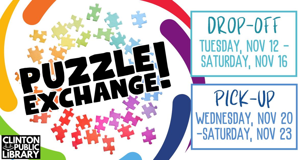 The Clinton Public Library's Puzzle Exchange! 