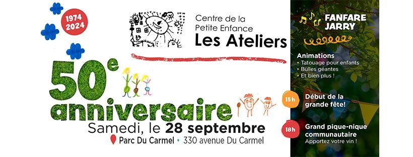 Le 50e anniversaire du CPE Les Ateliers