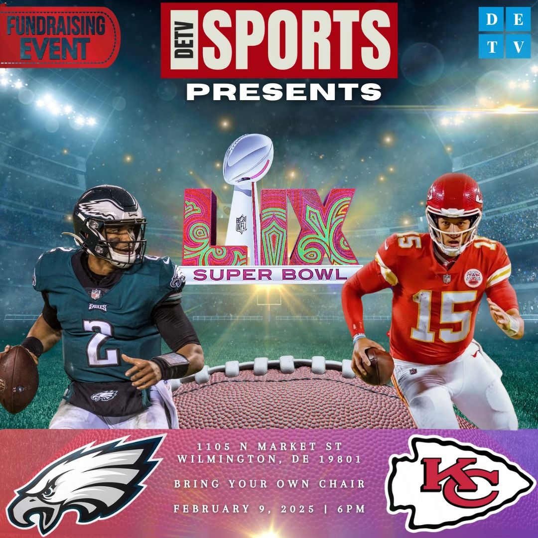 \ud83c\udfc8\ud83c\udf89 Join Us for the DETV 2025 Super Bowl Watch Party & Fundraiser! \ud83c\udf89\ud83c\udfc8