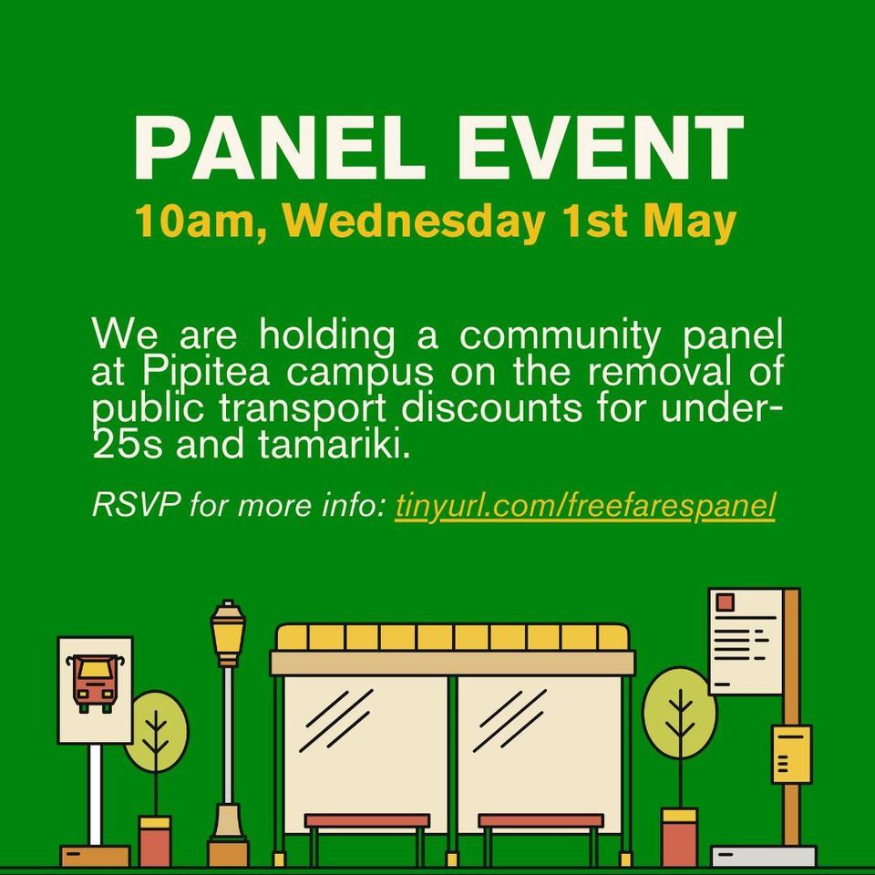 Panel event: k\u014drero on the removal of half price & free fares for under-25s and tamariki
