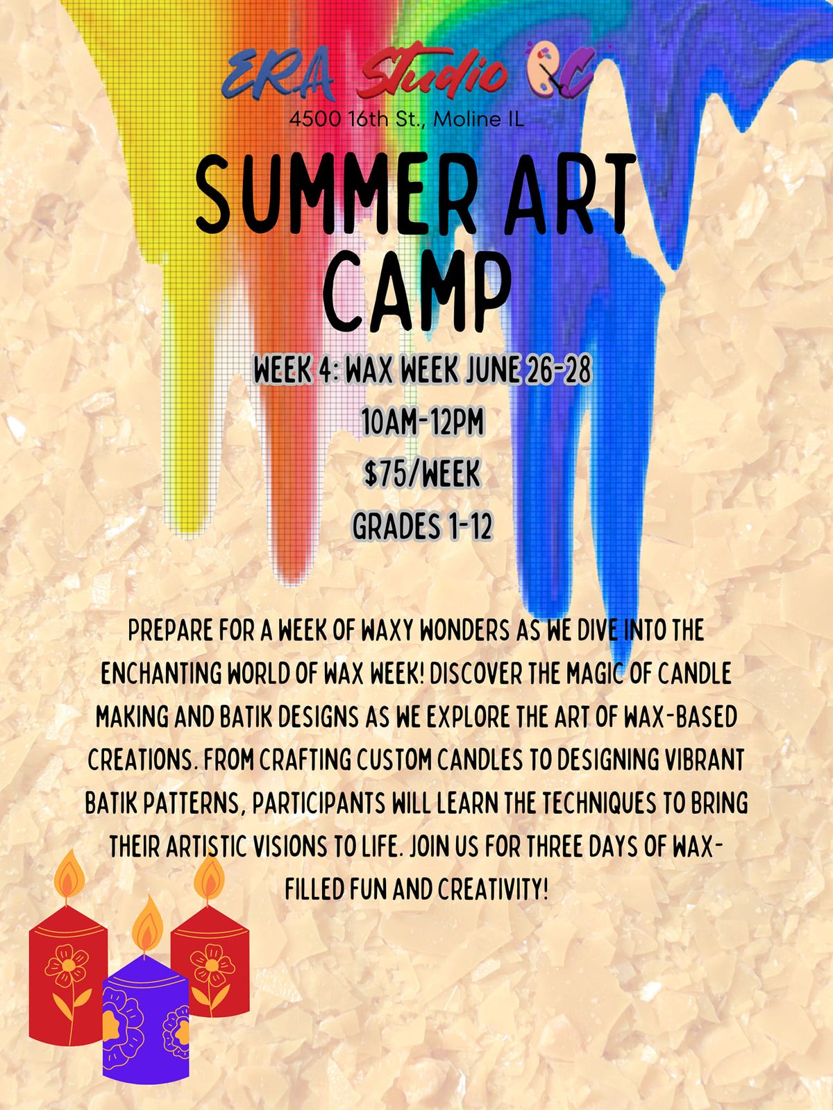 Summer ART Camp: Wax Week 