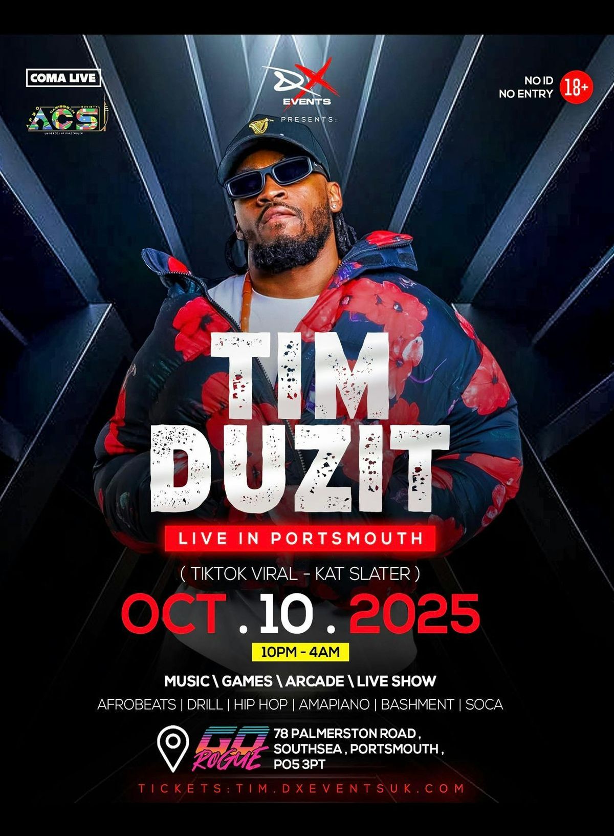 TIM DUZIT : LIVE IN PORTSMOUTH | KAT SLATER TOUR 