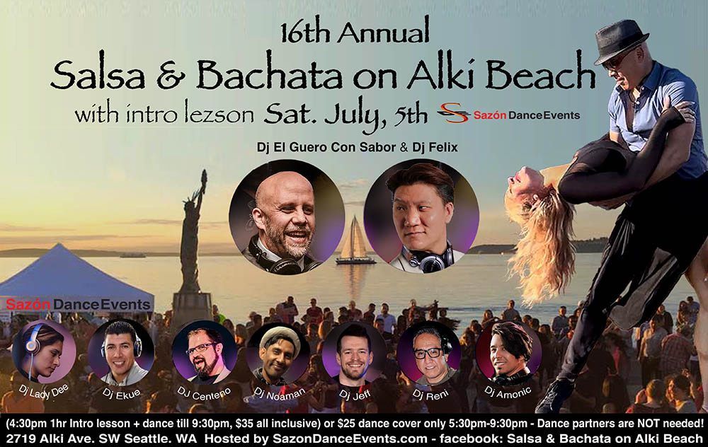 16th Annual Salsa & Bachata on Alki Beach w\/intro lesson Vol. 1