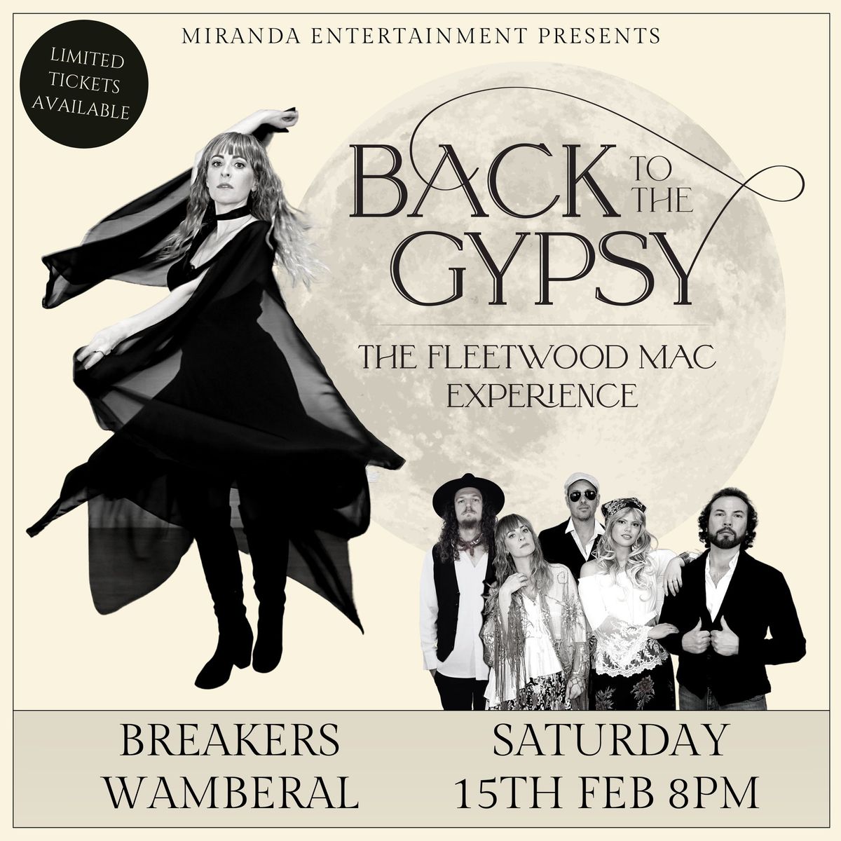 BREAKERS WAMBERAL | BACK TO THE GYPSY THE FLEETWOOD MAC EXPERIENCE