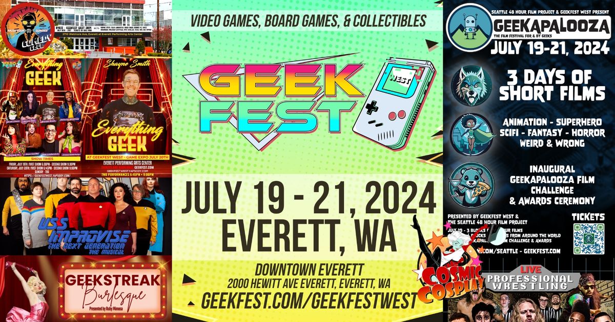 GeekFest West -Game Expo-  Everything Geek\u2122 Festival