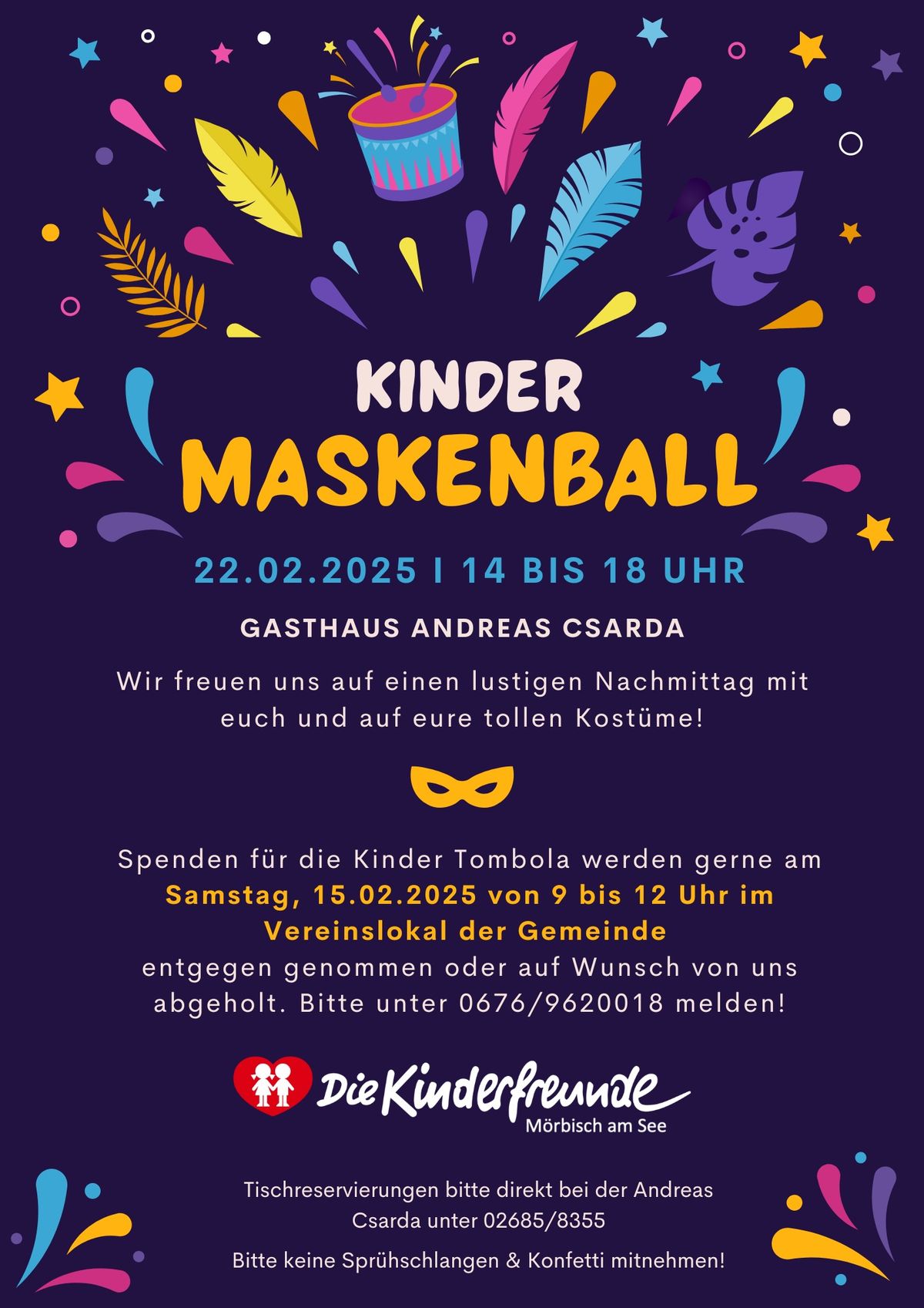 Kinder Maskenball 2025