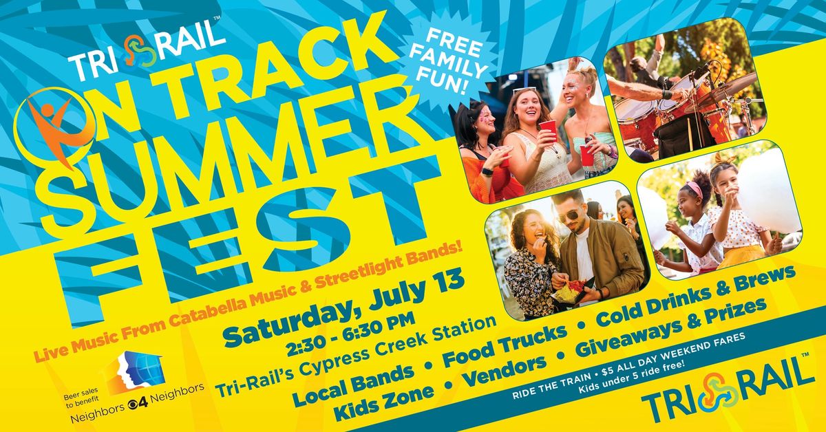 Tri-Rail's On Track Summer Fest
