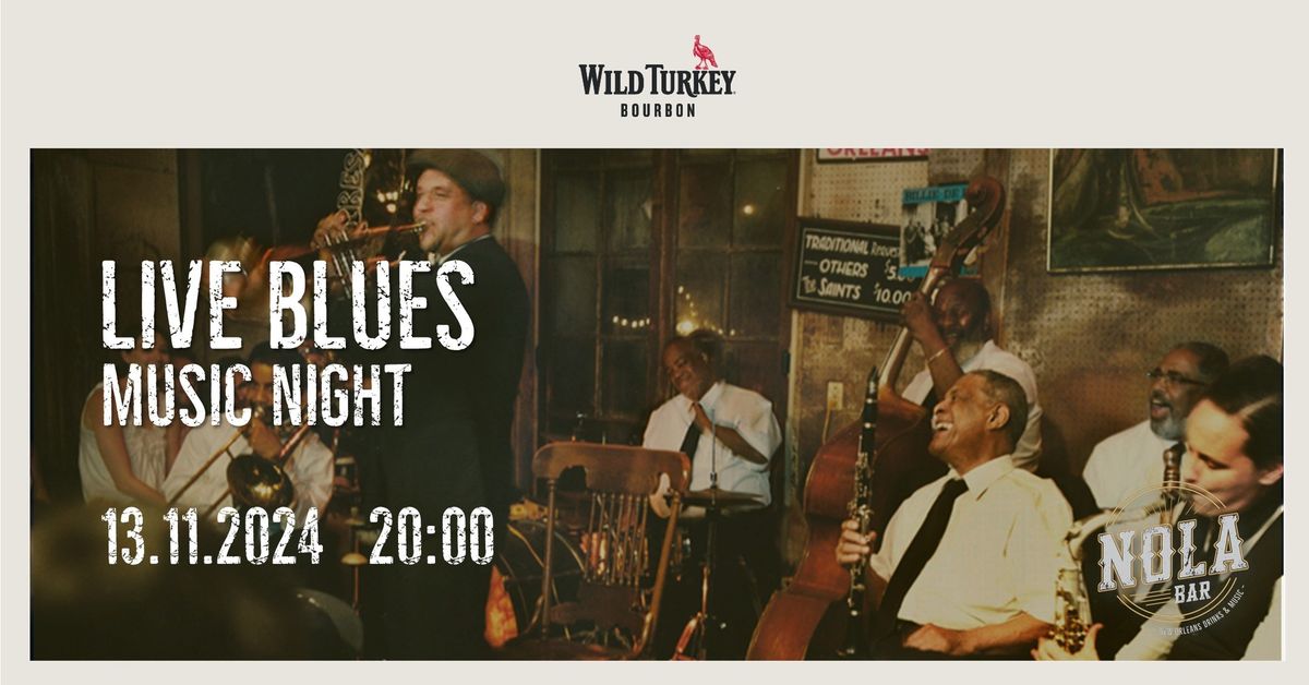 Live Blues Music Night x Wild Turkey