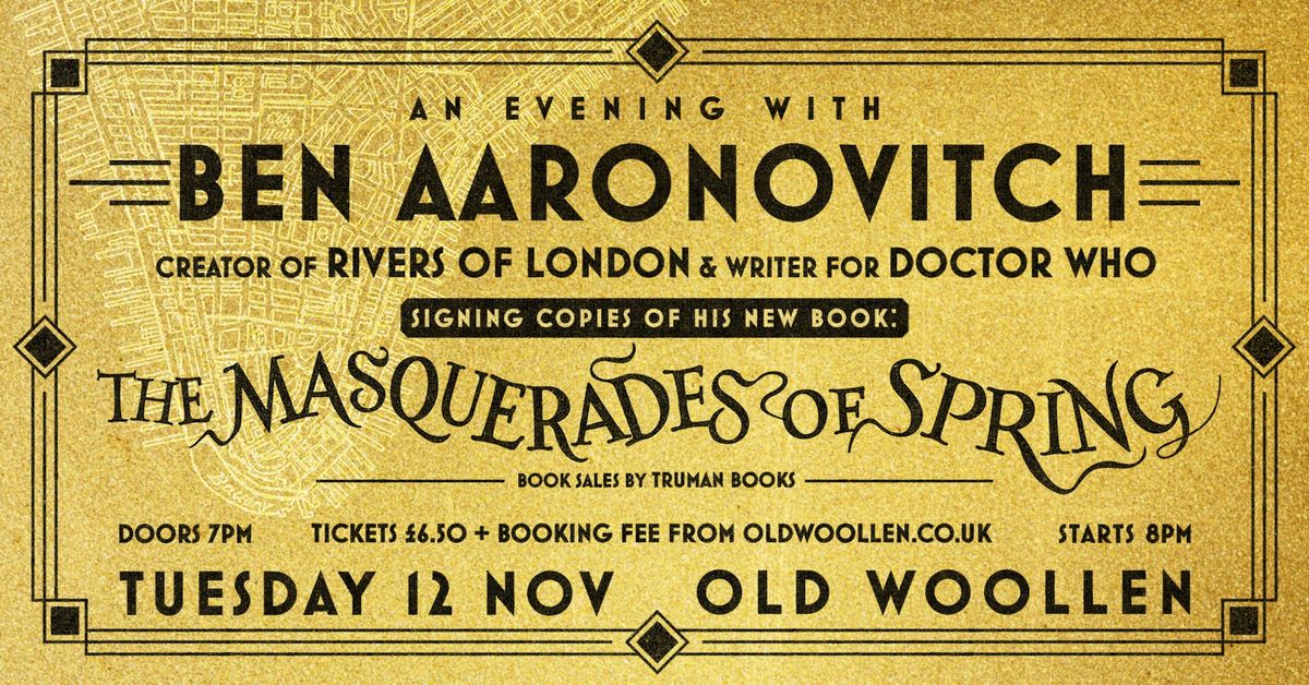 An Evening With Ben Aaronovitch