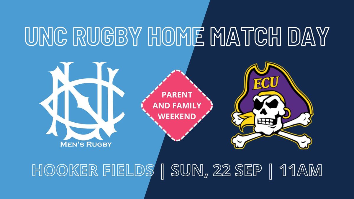 UNC Rugby vs ECU (Parent & Family Weekend)