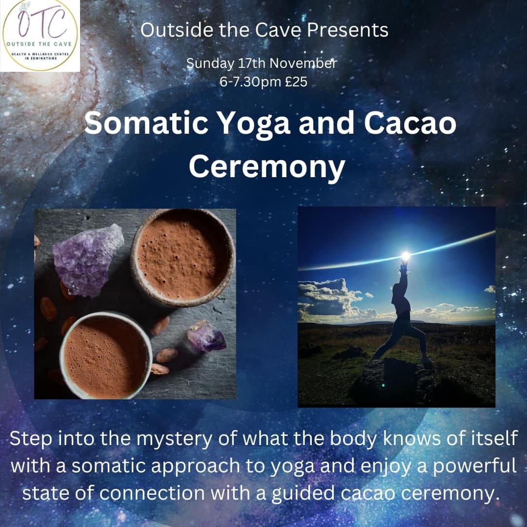 cacao ceremony and somatic yoga 