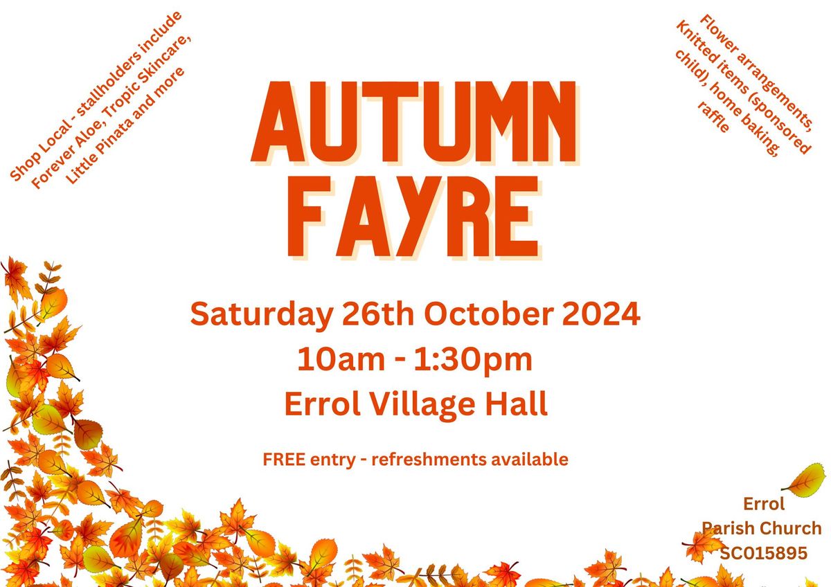 Errol Church Autumn Fayre