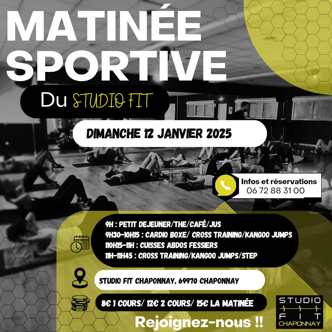 MATIN\u00c9E SPORTIVE DIMANCHE 12 JANVIER 2025