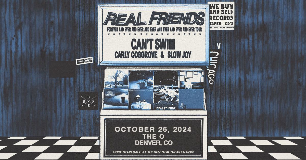 Real Friends with Can't Swim, Carly Cosgrove, and Slow Joy | Denver, CO