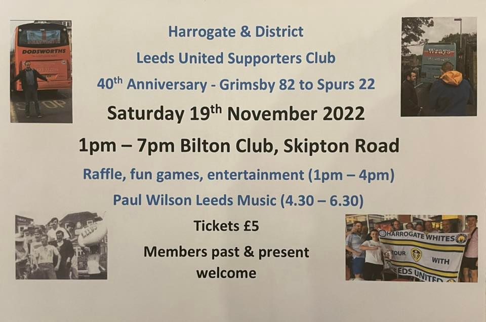 Harrogate LUSC 40th anniversary reunion