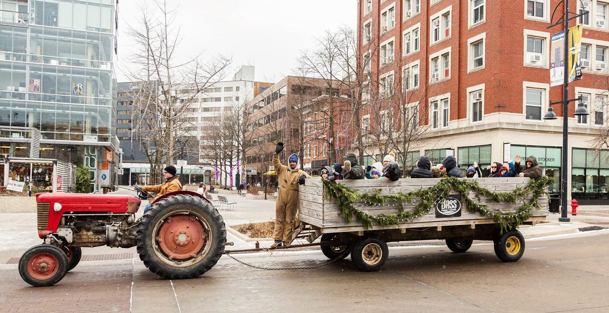 Tractor Wagon Rides Sponsored by Hills Bank 