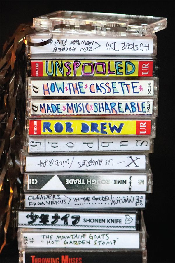 Rob Drew Celebrates Unspooled: How the Cassette Made Music Shareable, June 22nd