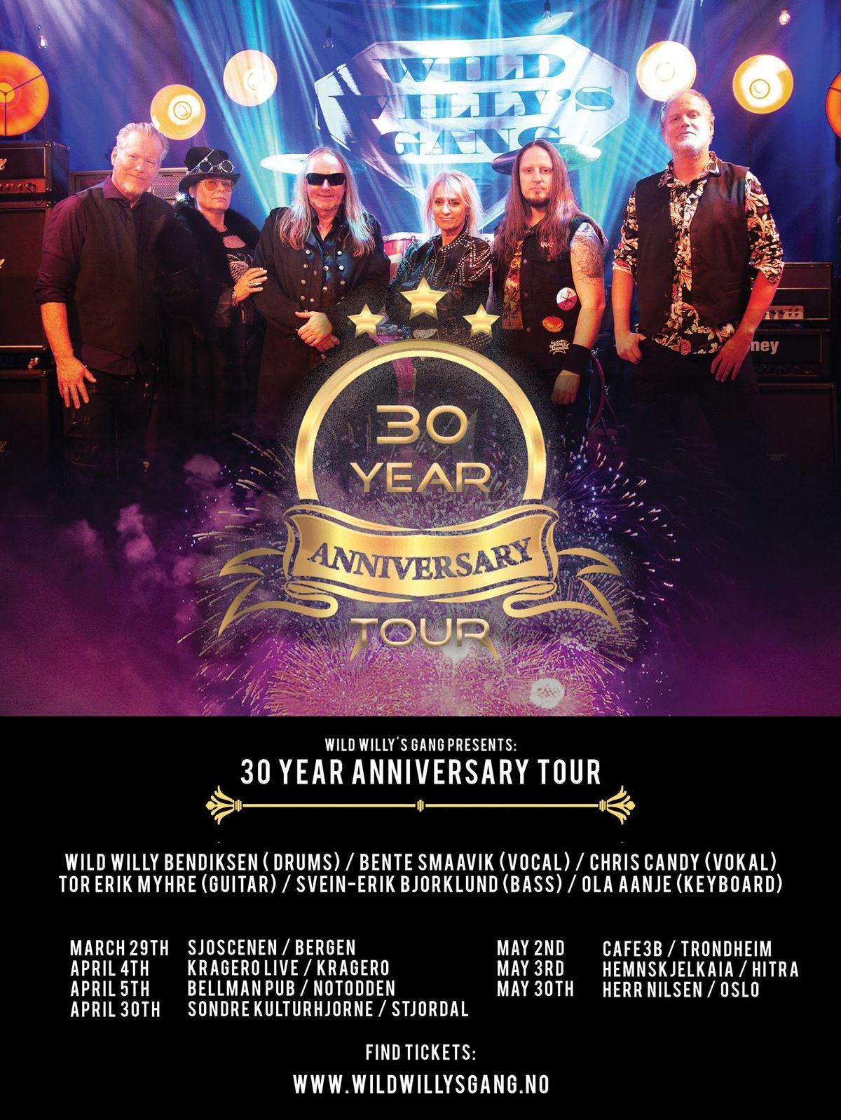 Wild Willy's Gang 30 Year Anniversary Tour \/\/ Cafe3b