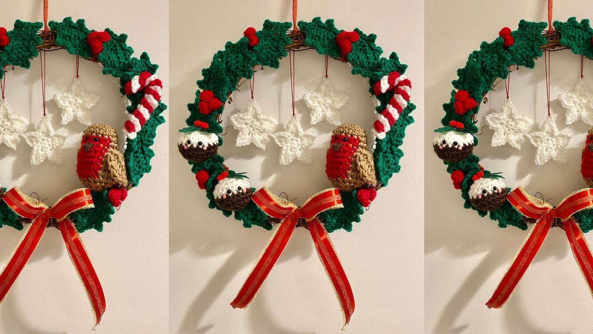 Next Level Crochet: Christmas Wreath! - 2 Part Course