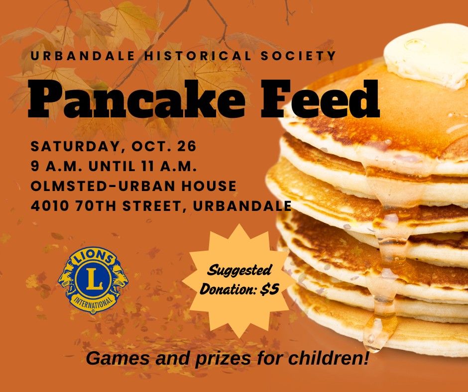 Urbandale Historical Society Pancake Feed