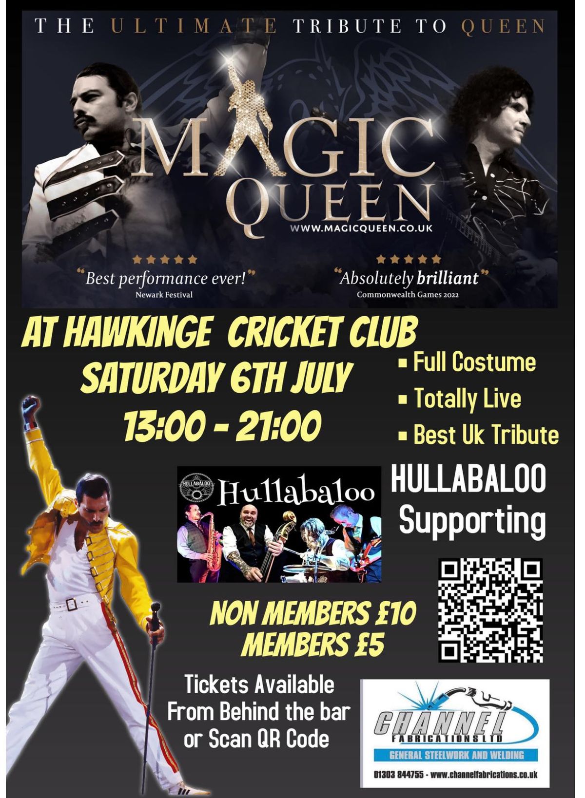 Magic Queen Tribute Featuring Hullablaoo Outside