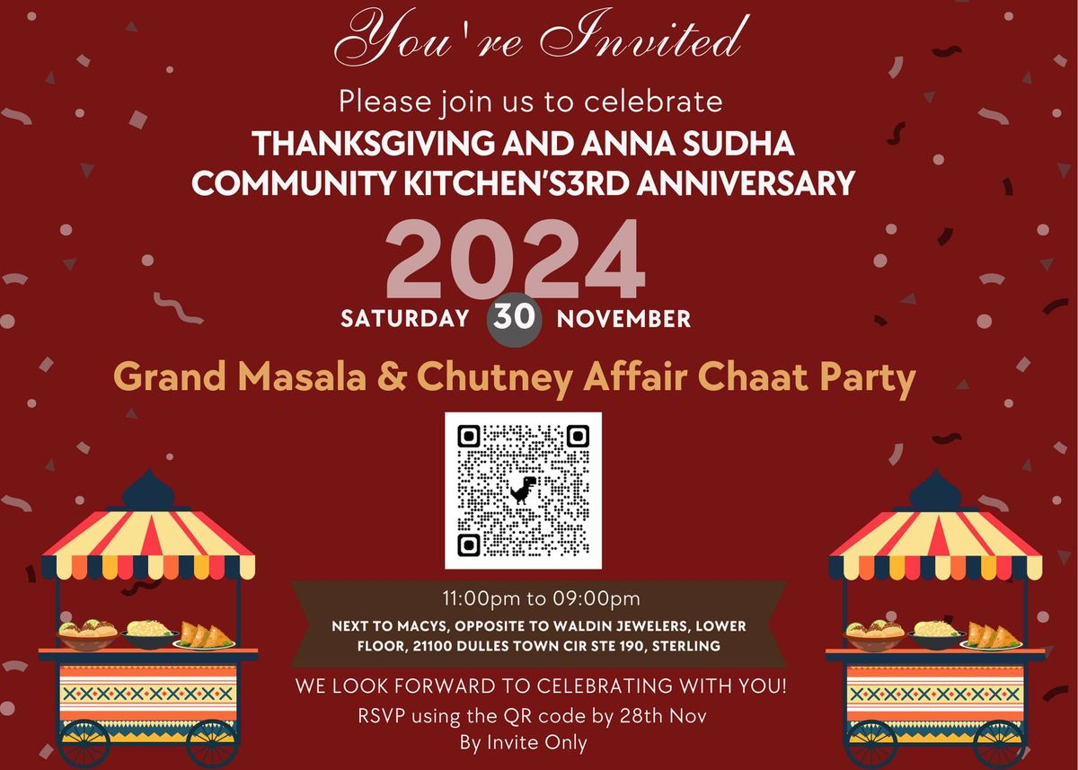 Grand Masala & Chutney Affair: Chaat Party