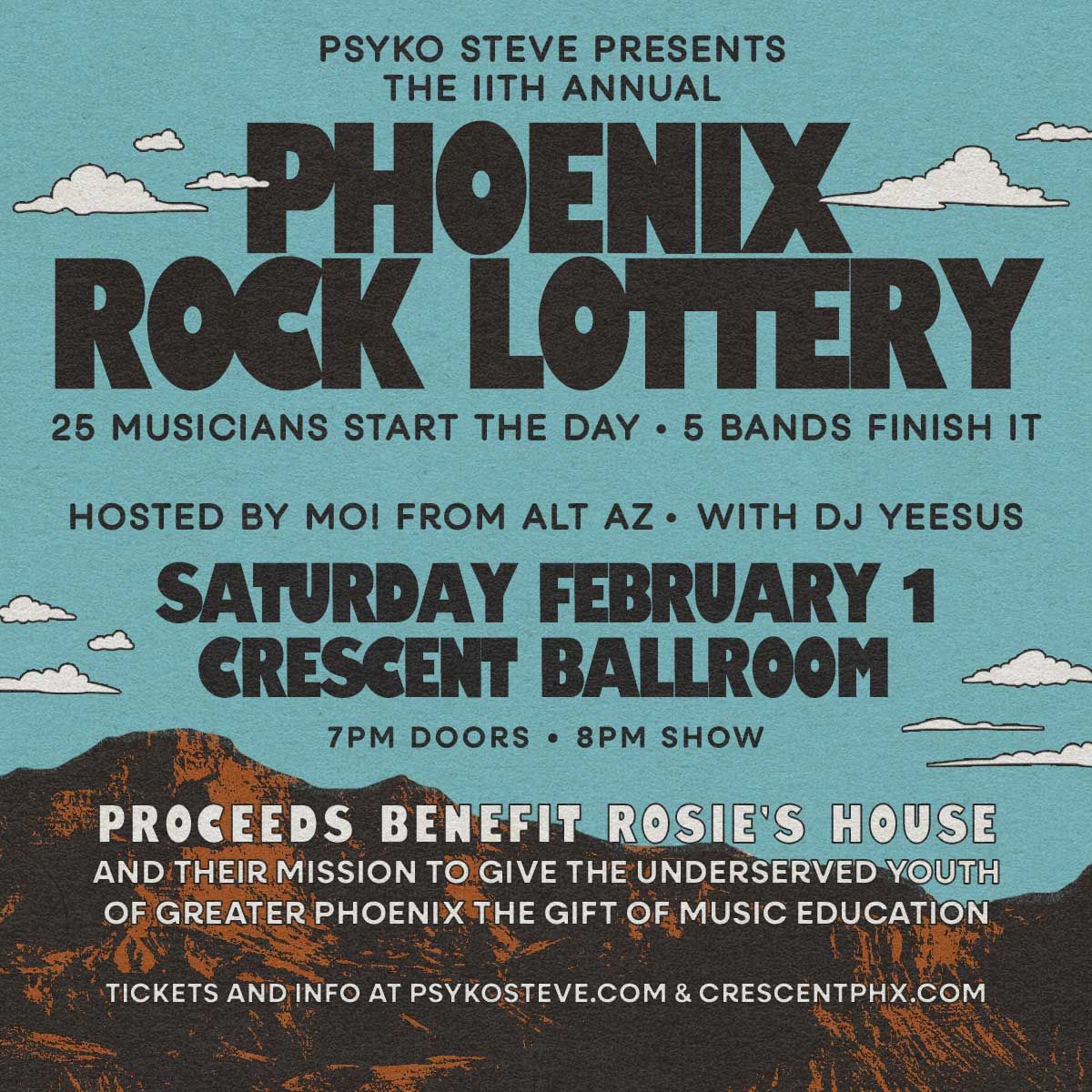 PHOENIX ROCK LOTTERY