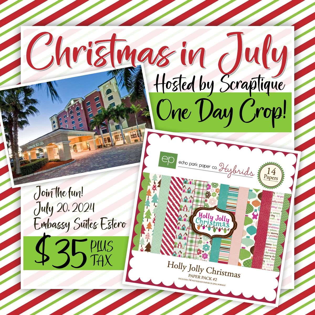 Scraptique Christmas In July One Day