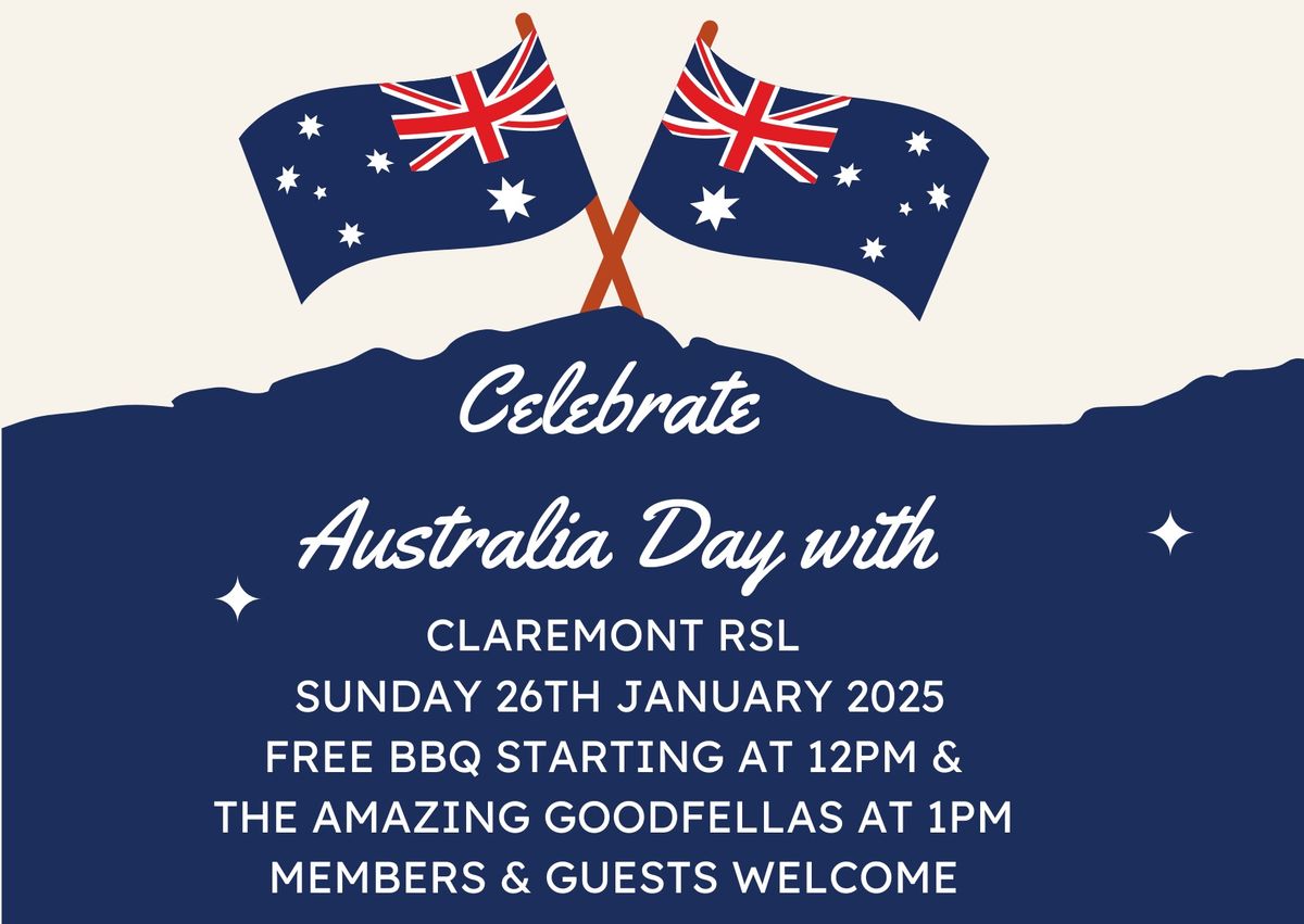 Australia Day BBQ at Claremont RSL