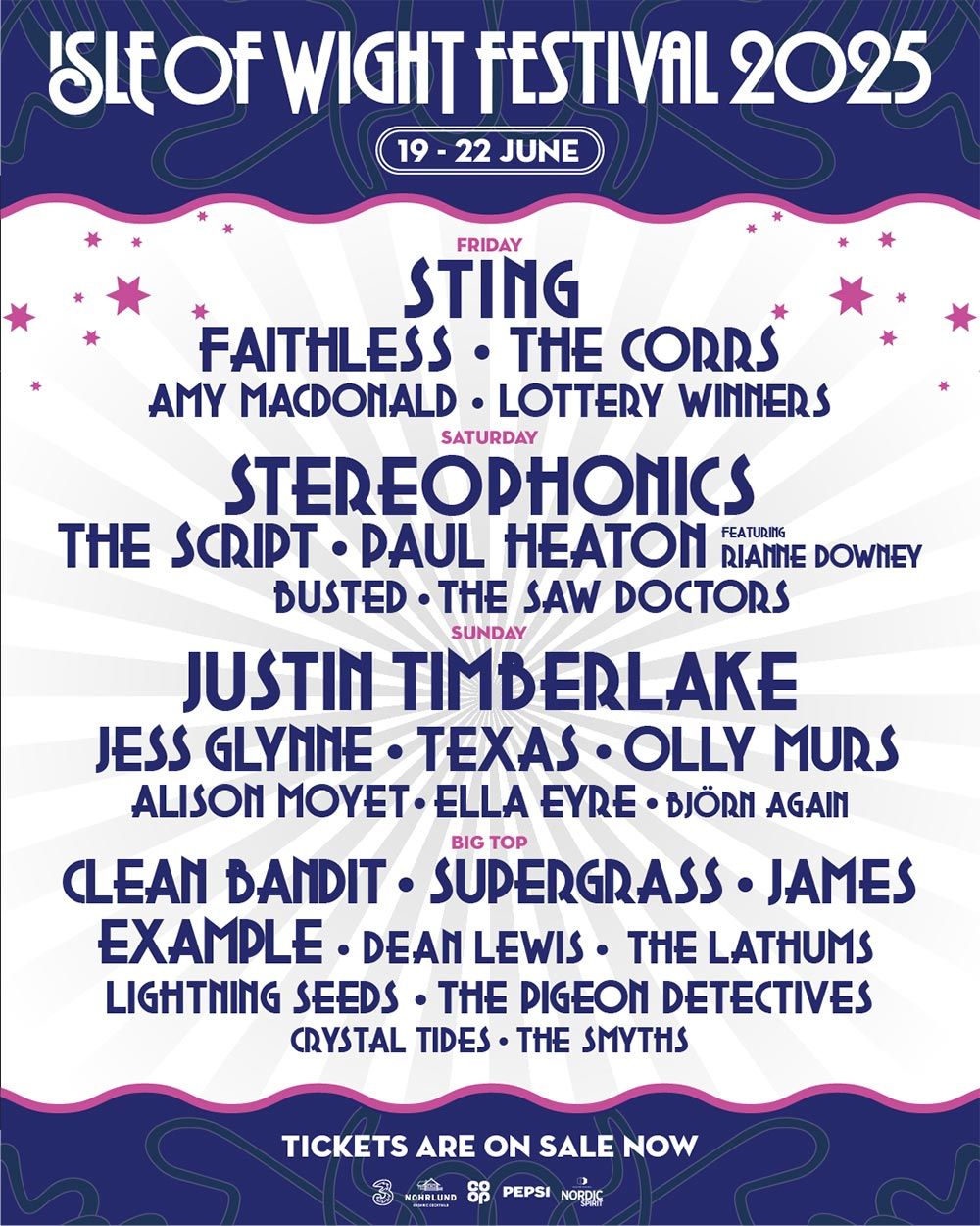 2025 Isle of Wight Festival - Weekend Pass at Seaclose Park