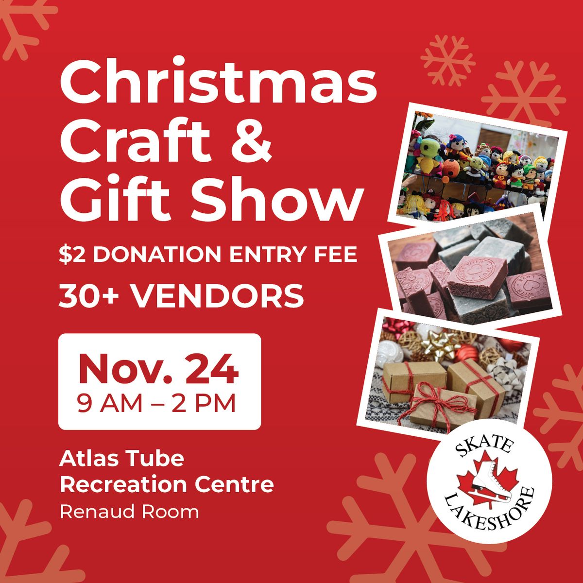 Skate Lakeshore's Christmas Craft and Gift Show 